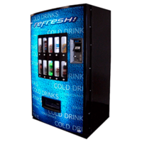 máquina expendedora de bebida y refrescos en México